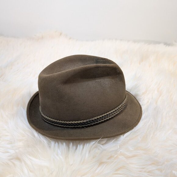 Vintage Biltmore Rideau Brown Fedora Hat - Picture 2 of 6